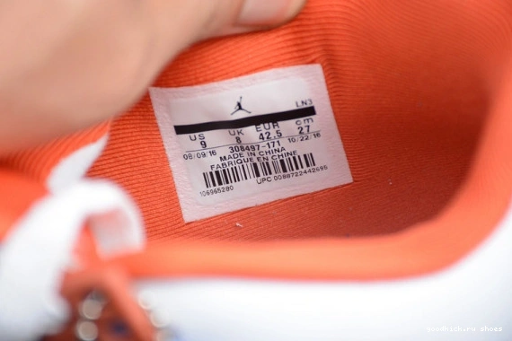 308497-171 OG Air White Retro 4 Jordan 308497-171 Blue Orange 0213